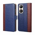 For vivo Y100 5G Ostrich Texture Flip Leather Phone Case(Blue) - 1