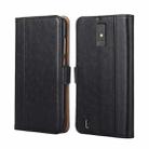 For ZTE Blade A32 Ostrich Texture Flip Leather Phone Case(Black) - 1