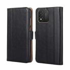 For Honor X5 4G Ostrich Texture Flip Leather Phone Case(Black) - 1