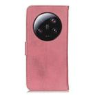 For Xiaomi 13 Ultra KHAZNEH Cowhide Texture Horizontal Flip Leather Phone Case(Pink) - 3