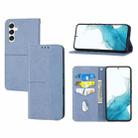 For Samsung Galaxy A14 5G Woven Texture Stitching Magnetic Leather Phone Case(Grey) - 1