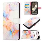 For Google Pixel 8 PT003 Marble Pattern Flip Leather Phone Case(LS004) - 1