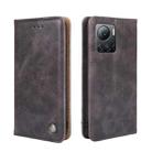 For Infinix Note 12 VIP Non-Magnetic Retro Texture Leather Phone Case(Grey) - 1