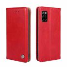 For Rakuten Big S Non-Magnetic Retro Texture Leather Phone Case(Red) - 1