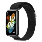 For Huawei Band 7 Loop Nylon Watch Band(Black) - 1