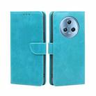 For Honor Magic5 Calf Texture Buckle Flip Leather Phone Case(Blue) - 1