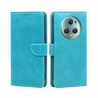 For Honor Magic5 Pro Calf Texture Buckle Flip Leather Phone Case(Blue) - 1