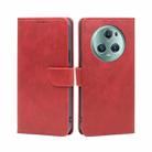 For Honor Magic5 Pro Calf Texture Buckle Flip Leather Phone Case(Red) - 1