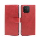 For Honor X5 4G Calf Texture Buckle Flip Leather Phone Case(Red) - 1