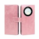 For Honor X40 Calf Texture Buckle Flip Leather Phone Case(Rose Gold) - 1