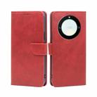 For Honor X40 Calf Texture Buckle Flip Leather Phone Case(Red) - 1