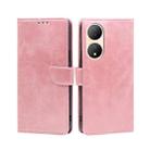 For vivo Y100 5G Calf Texture Buckle Flip Leather Phone Case(Rose Gold) - 1