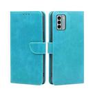 For Nokia G22 Calf Texture Buckle Flip Leather Phone Case(Blue) - 1
