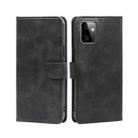 For Motorola Moto G Power 2023 Calf Texture Buckle Flip Leather Phone Case(Black) - 1