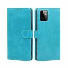 For Motorola Moto G Power 2023 Calf Texture Buckle Flip Leather Phone Case(Blue) - 1