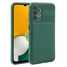 For Samsung Galaxy A13 4G Twill Texture TPU Shockproof Phone Case(Green) - 1