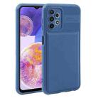 For Samsung Galaxy A23 Twill Texture TPU Shockproof Phone Case(Blue) - 1