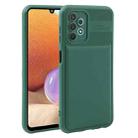 For Samsung Galaxy A32 4G Twill Texture TPU Shockproof Phone Case(Green) - 1