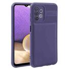 For Samsung Galaxy A32 5G / M32 5G Twill Texture TPU Shockproof Phone Case(Purple) - 1