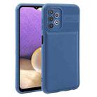 For Samsung Galaxy A32 5G / M32 5G Twill Texture TPU Shockproof Phone Case(Blue) - 1