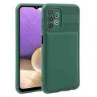 For Samsung Galaxy A32 5G / M32 5G Twill Texture TPU Shockproof Phone Case(Green) - 1