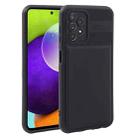 For Samsung Galaxy A52 4G / 5G Twill Texture TPU Shockproof Phone Case(Black) - 1