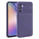 For Samsung Galaxy A54 5G Twill Texture TPU Shockproof Phone Case(Purple) - 1