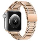 Chain Magnetic Stainless Steel Watch Band For Apple Watch Series 8&7 41mm / SE 2&6&SE&5&4 40mm / 3&2&1 38mm(Rose Gold+Silver) - 1
