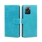 For Infinix Note 12 VIP Calf Texture Buckle Flip Leather Phone Case(Blue) - 1