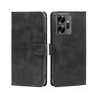 For Infinix Zero 20 Calf Texture Buckle Flip Leather Phone Case(Black) - 1