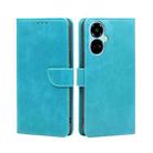 For Tecno Camon 19 / 19 Pro Calf Texture Buckle Flip Leather Phone Case(Blue) - 1