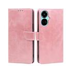 For Tecno Camon 19 / 19 Pro Calf Texture Buckle Flip Leather Phone Case(Rose Gold) - 1