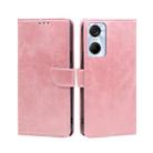For Tecno Pop 6 Pro Calf Texture Buckle Flip Leather Phone Case(Rose Gold) - 1