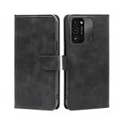 For Tecno Spark 8C / Spark GO 2022 Calf Texture Buckle Flip Leather Phone Case(Black) - 1