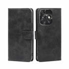 For Tecno Spark 10C Calf Texture Buckle Flip Leather Phone Case(Black) - 1