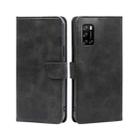For Rakuten Big S Calf Texture Buckle Flip Leather Phone Case(Black) - 1