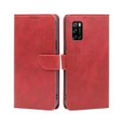 For Rakuten Big S Calf Texture Buckle Flip Leather Phone Case(Red) - 1