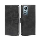 For Blackview A85 Calf Texture Buckle Flip Leather Phone Case(Black) - 1