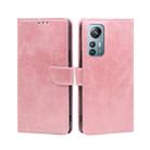 For Blackview A85 Calf Texture Buckle Flip Leather Phone Case(Rose Gold) - 1