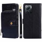 For Infinix Note 12 VIP Zipper Bag Leather Phone Case(Black) - 1