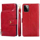 For Motorola Moto G Power 2023 Zipper Bag Leather Phone Case(Red) - 1