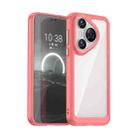 For Huawei Pura 70 Colorful Series Acrylic + TPU Phone Case(Red) - 1