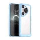 For Huawei Pura 70 Pro Colorful Series Acrylic + TPU Phone Case(Blue) - 1