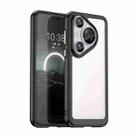 For Huawei Pura 70 Pro Colorful Series Acrylic + TPU Phone Case(Black) - 1
