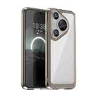 For Huawei Pura 70 Pro+ Colorful Series Acrylic + TPU Phone Case(Transparent Grey) - 1