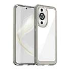 For Huawei nova 12 Lite Colorful Series Acrylic + TPU Phone Case(Transparent Grey) - 1