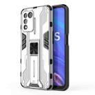 For OPPO K9S 5G Supersonic PC + TPU Shock-proof Protective Phone Case with Holder(Silver) - 1