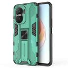 For Honor X40i 5G Supersonic PC + TPU Shock-proof Protective Phone Case with Holder(Green) - 1