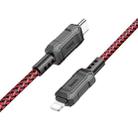 hoco X94 Leader PD 20W USB-C / Type-C to 8 Pin Charging Data Dable, Length:1m(Red) - 1