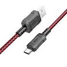 hoco X94 Leader 3A USB to USB-C / Type-C Charging Data Dable, Length:1m(Red) - 1